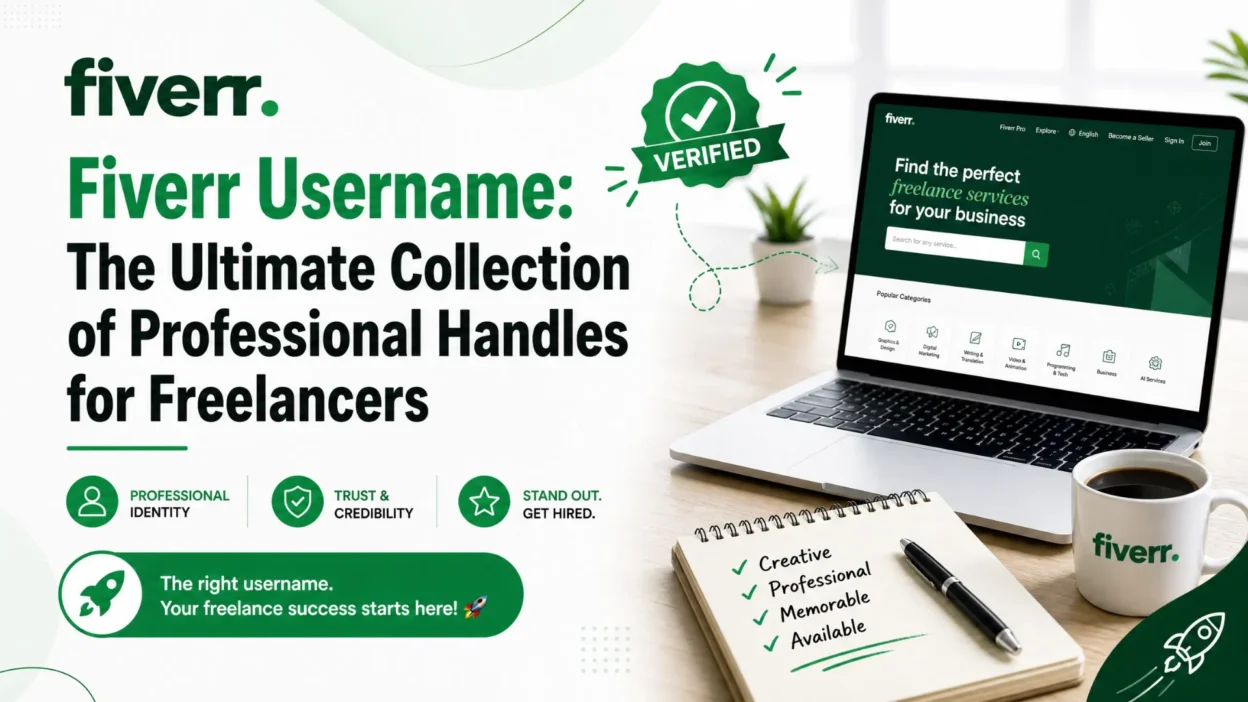 Fiverr Username: The Ultimate Collection of Professional Handles for Freelancers 🚀