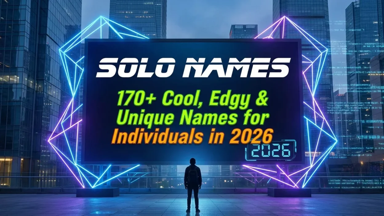 Solo names with 170+ cool, edgy, and unique ideas for individuals in 2026