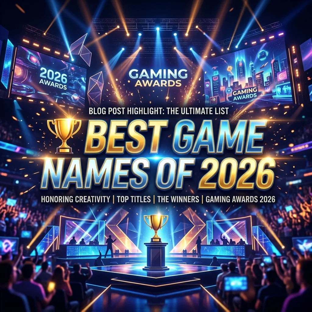 Best game names of 2026 with cool, stylish, creative, and unique gaming ideas for players and gaming profiles