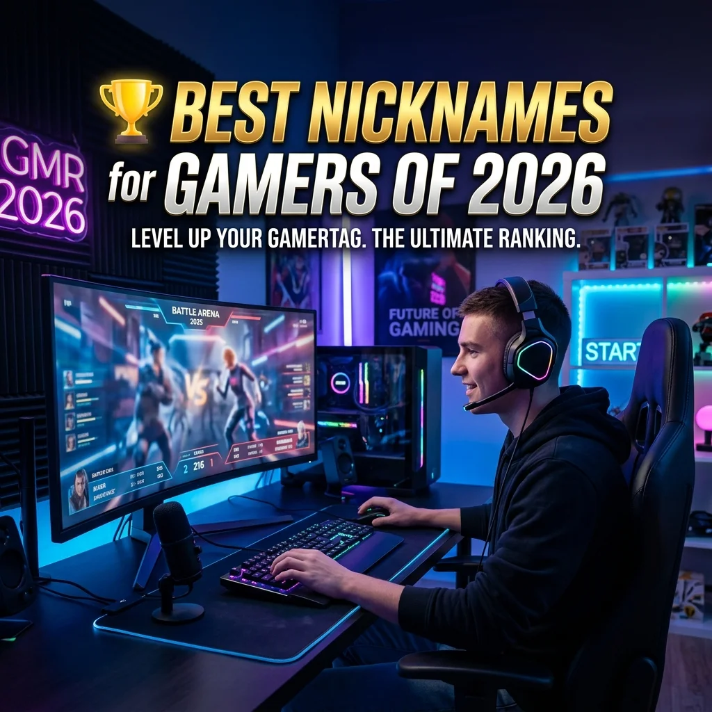 Best nicknames for gamers of 2026 with cool, funny, unique, stylish, badass, and memorable ideas for gaming profiles