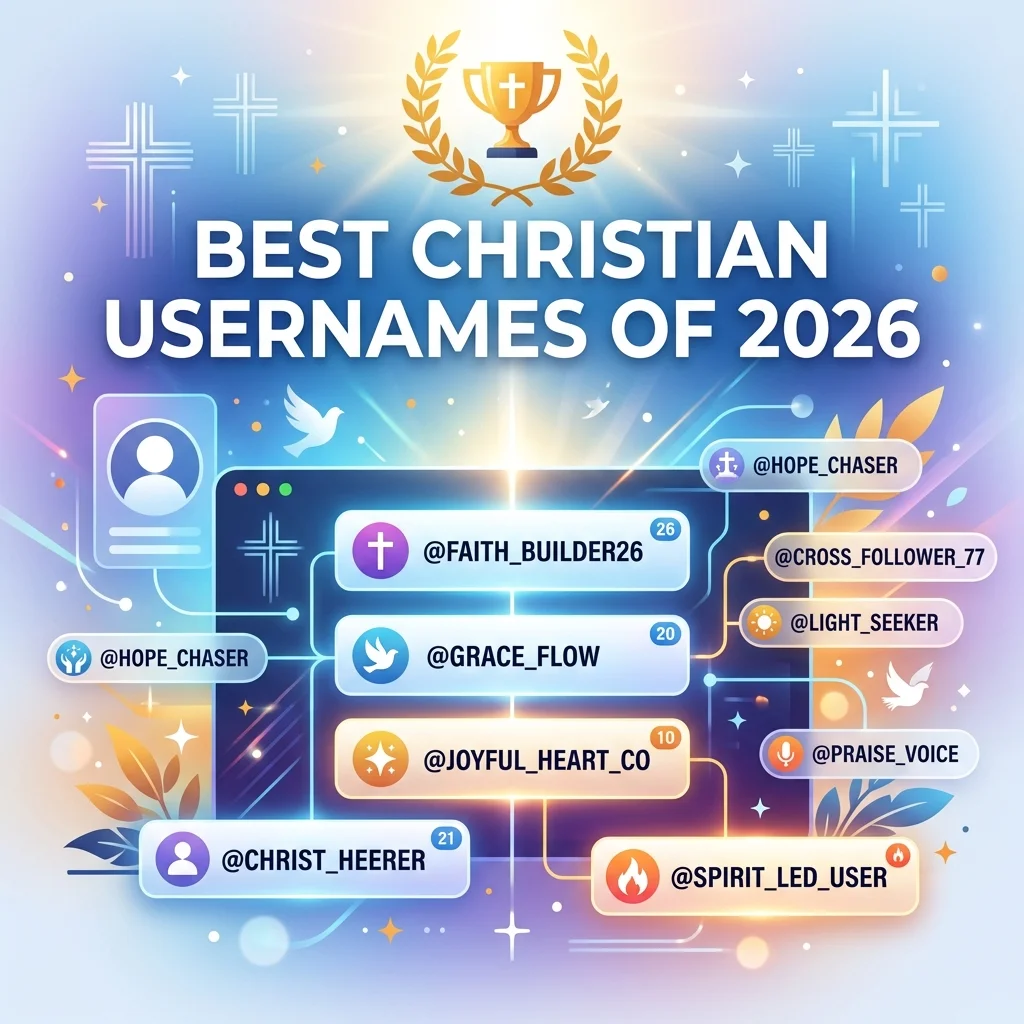Best Christian usernames of 2026 with unique, meaningful, faith-inspired, and stylish ideas for social media and online profiles
