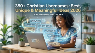 350+ Christian usernames with best, unique, meaningful, and faith-inspired ideas for social media and online profiles in 2026