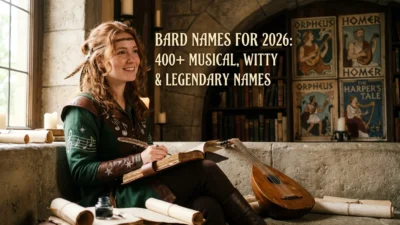 400+ Bard names for 2026 with musical, witty, legendary, creative, and fantasy-inspired ideas for characters and gaming