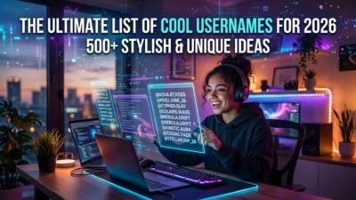 500+ cool usernames for 2026 with stylish, unique, creative, aesthetic, and memorable ideas for social media and gaming