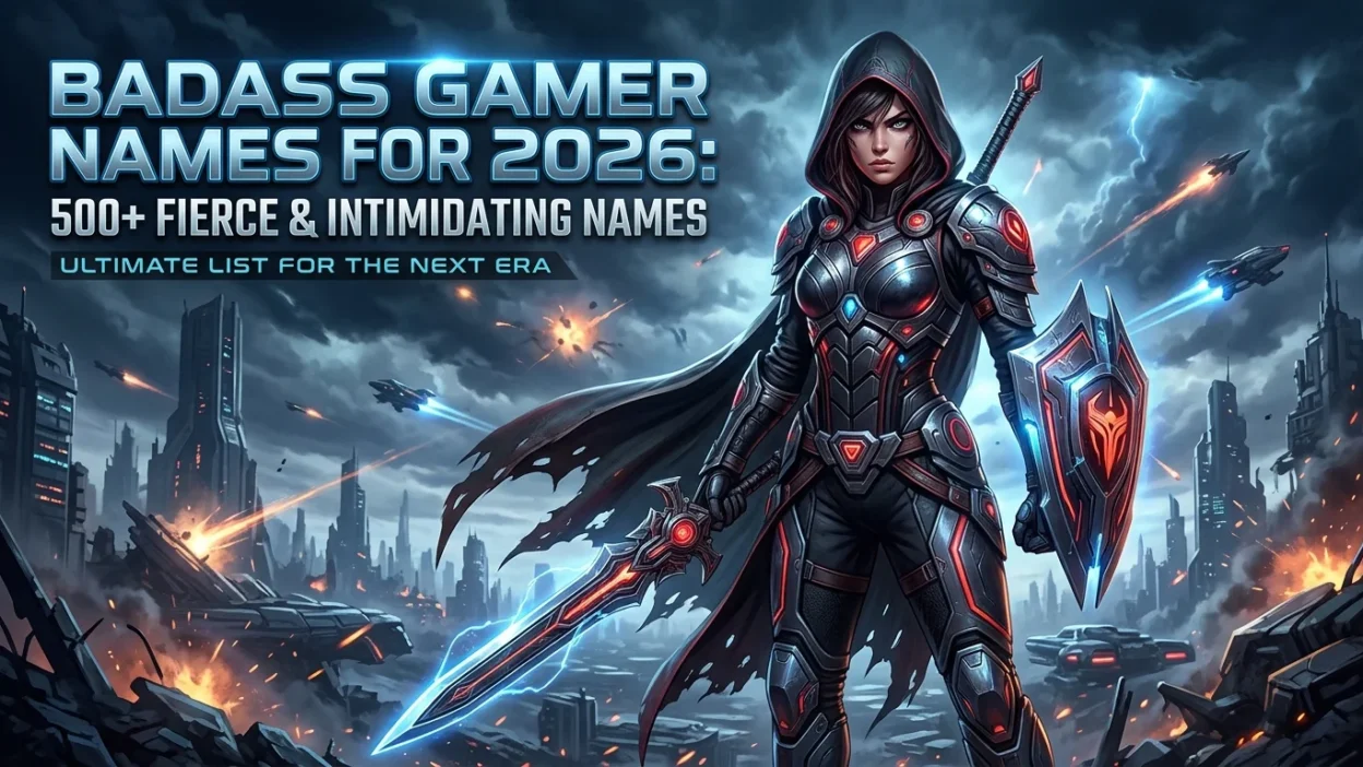 500+ badass gamer names for 2026 with fierce, intimidating, powerful, and unique gaming name ideas