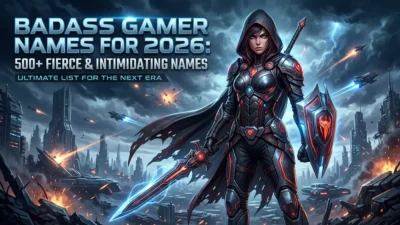 500+ badass gamer names for 2026 with fierce, intimidating, powerful, and unique gaming name ideas