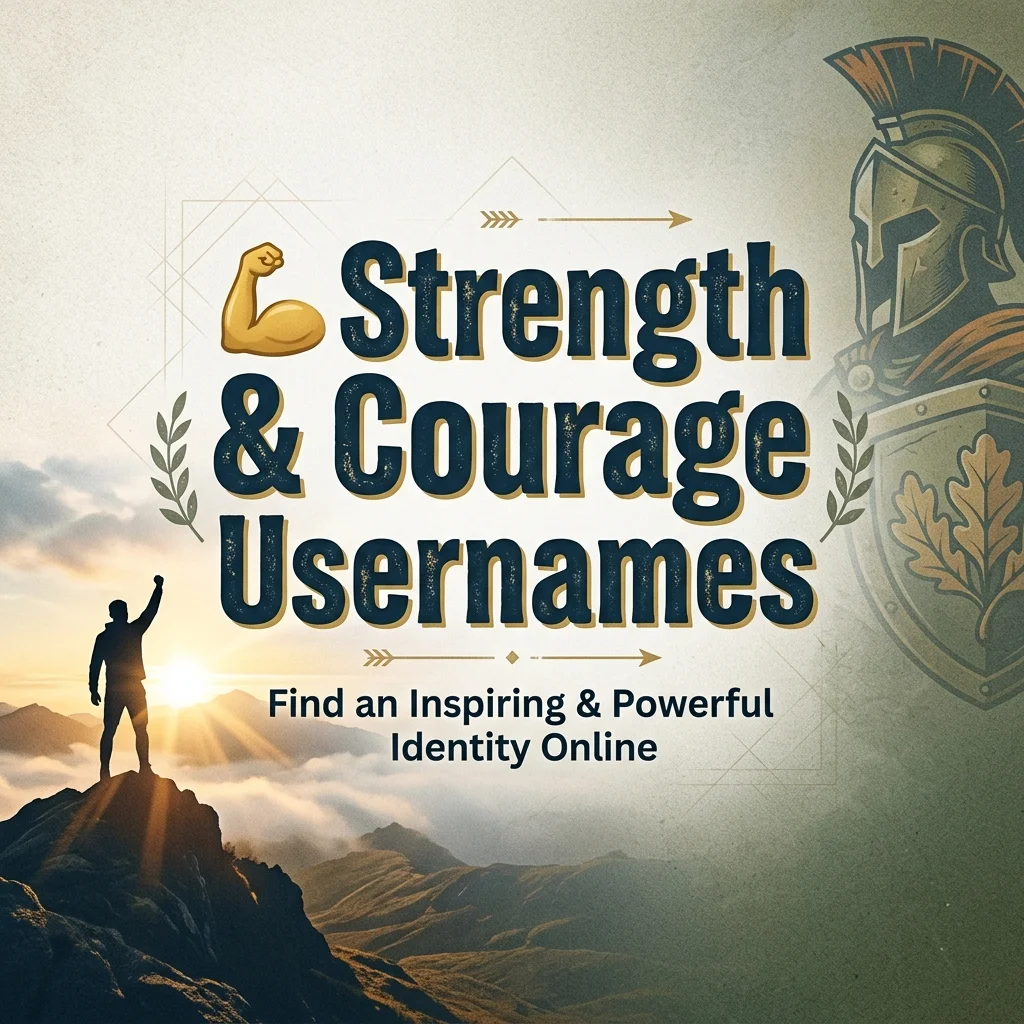 Strength and courage Christian usernames with bold, faith-inspired, and meaningful ideas for social media and online profiles