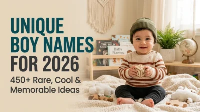 450+ unique boy names for 2026 with rare, cool, modern, meaningful, memorable, and distinctive ideas