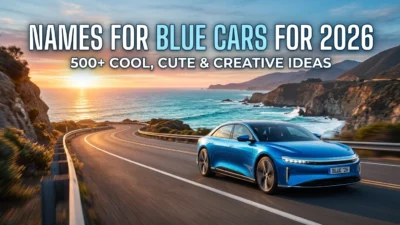 500+ names for blue cars in 2026 with cool, cute, creative, unique, funny, classy, and stylish ideas