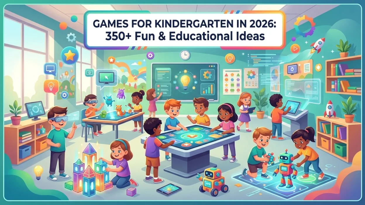 350+ games for kindergarten in 2026 with fun, educational, indoor, outdoor, classroom, and learning activities for young children