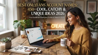 450+ OnlyFans account names with cool, catchy, unique, and creative ideas for 2026