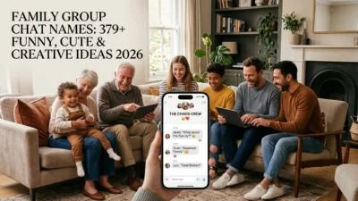 379+ family group chat names for 2026 with funny, cute, creative, clever, and unique ideas