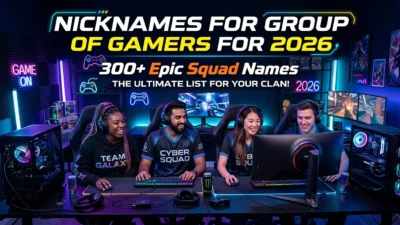 300+ nicknames for groups of gamers with epic, cool, funny, competitive, and creative squad name ideas for 2026
