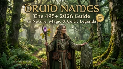 495+ druid names for 2026 with nature, magic, Celtic, mystical, ancient, fantasy, and woodland-inspired ideas