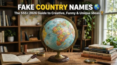 555+ fake country names for 2026 with creative, funny, unique, fictional, fantasy, and imaginative ideas