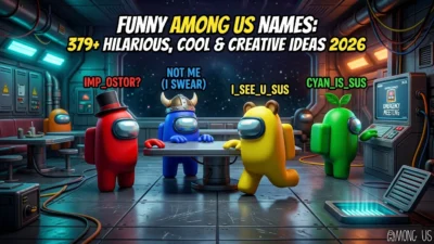 Funny Among Us names with 379+ hilarious, cool and creative ideas for 2026