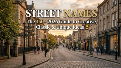 450+ street names for 2026 with creative, classic, unique, modern, and memorable ideas