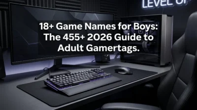 18+ game names for boys with 455+ adult, cool and creative gamertag ideas for 2026