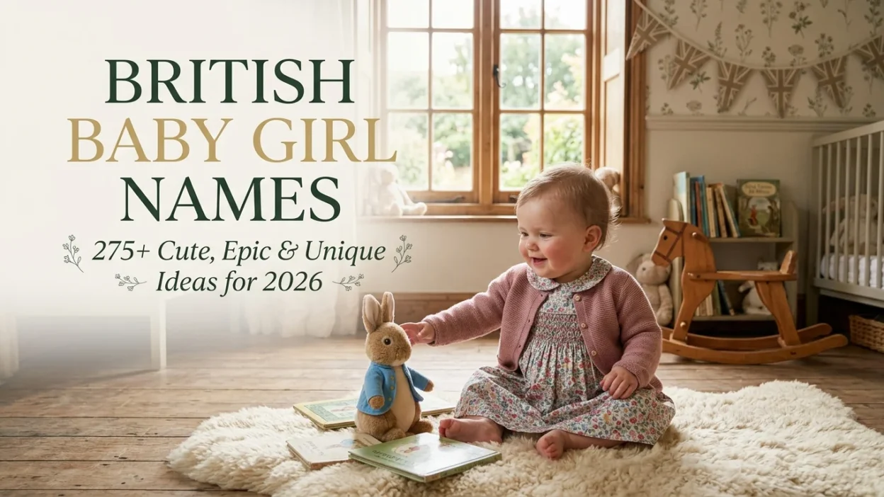 British baby girl names with 275+ cute, epic and unique ideas for 2026