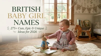 British baby girl names with 275+ cute, epic and unique ideas for 2026