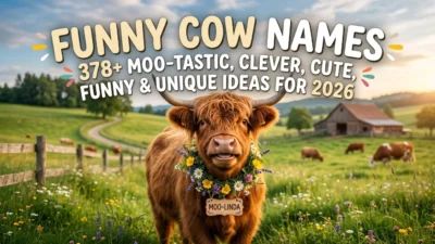 Funny cow names with 378+ moo-tastic, clever, cute, funny and unique ideas for 2026