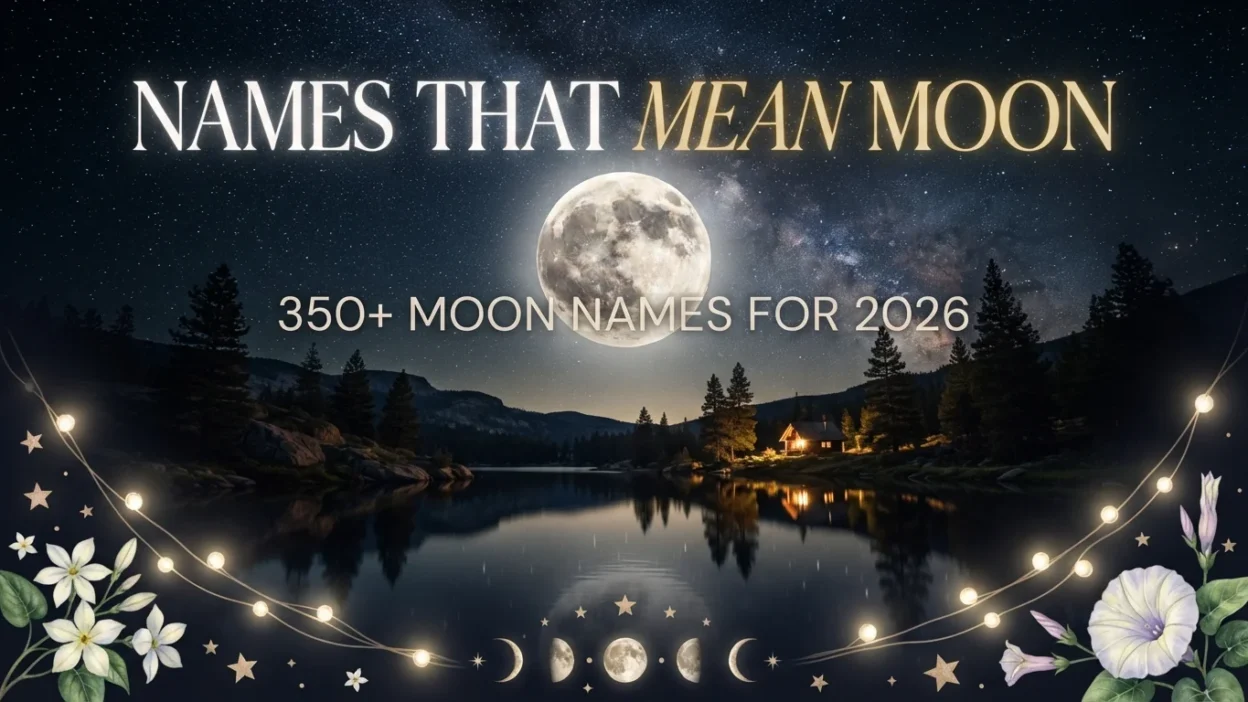 350+ names that mean moon with beautiful, unique, celestial, and meaningful ideas for 2026