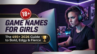 18+ game names for girls with 495+ bold, edgy and fierce gamertag ideas for 2026