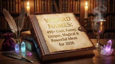 Wizard names with 495+ cool, funny, unique, magical and powerful ideas for 2026